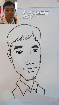 长沙子沐刺青 现场手绘漫画与肖像速绘的创意盛宴