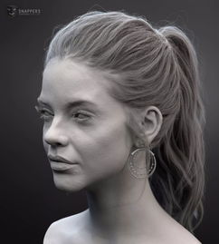 精品3d 艺术家galal mohey超写实人物肖像作品分享 7.game
